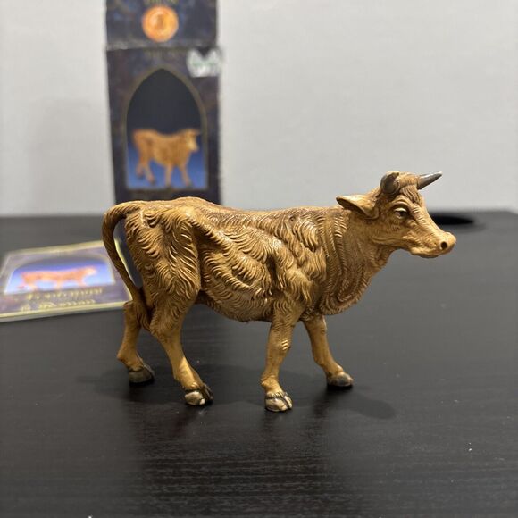 FONTANINI Nativity Heirloom Collection THE OX -Standing 1992 52430 W/ Box & Card - Picture 2 of 14